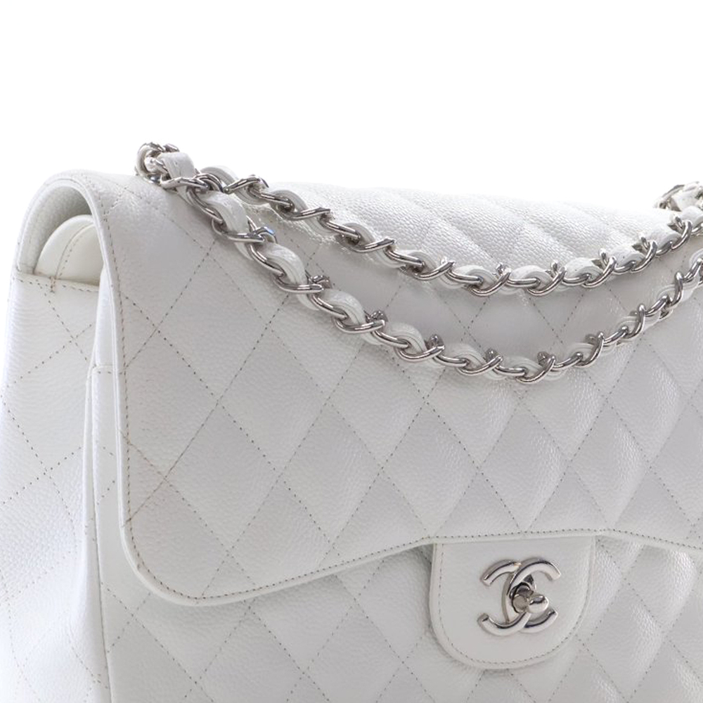 Pre-Loved Chanel Jumbo Classic Caviar Double Flap - Picture 7 of 12